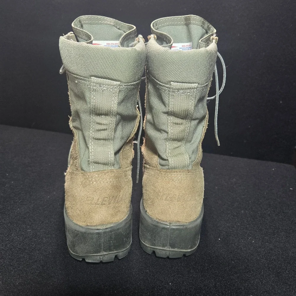 Belleville F600 ST Sage Green Steel Toe Flight Boots US Air Force Size 6.0 R